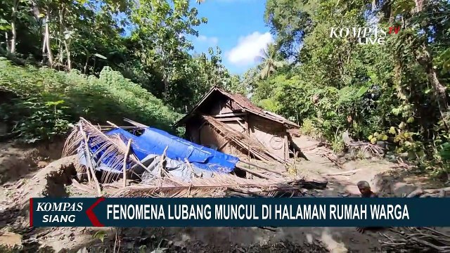Lubang Misterius Tiba-Tiba Muncul di Samping Rumah Warga di Kulon Progo
