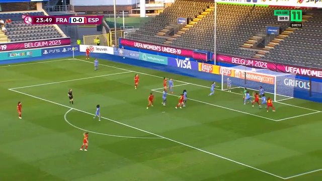 France vs Spain Highlights - U19 Women's European Championship 2023