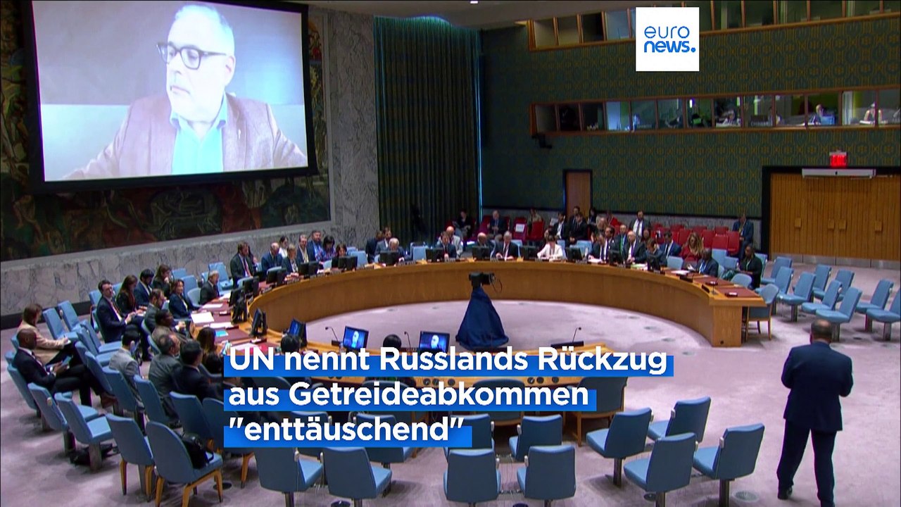 'Viele könnten sterben': UN kritisieren Moskaus Aufkündigung des Getreideabkommens