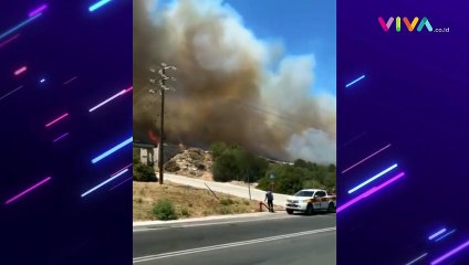 Potret Kota Yunani Diamuk Api Ganas karena Gelombang Panas