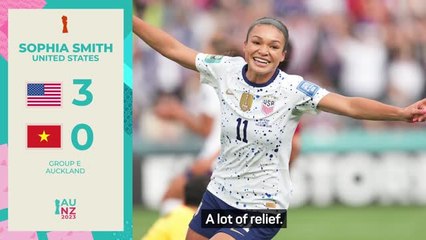 Huge relief to score on Women's World Cup debut - Smith