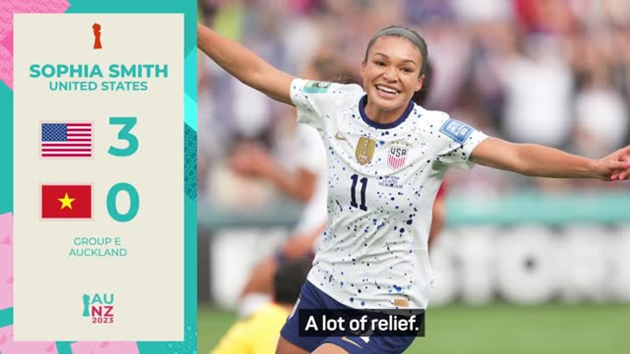 Huge relief to score on Women's World Cup debut - Smith