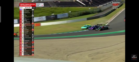 GT World Challenge Asia 2023 Motegi Race 1 Yuan Lu Chia Collision