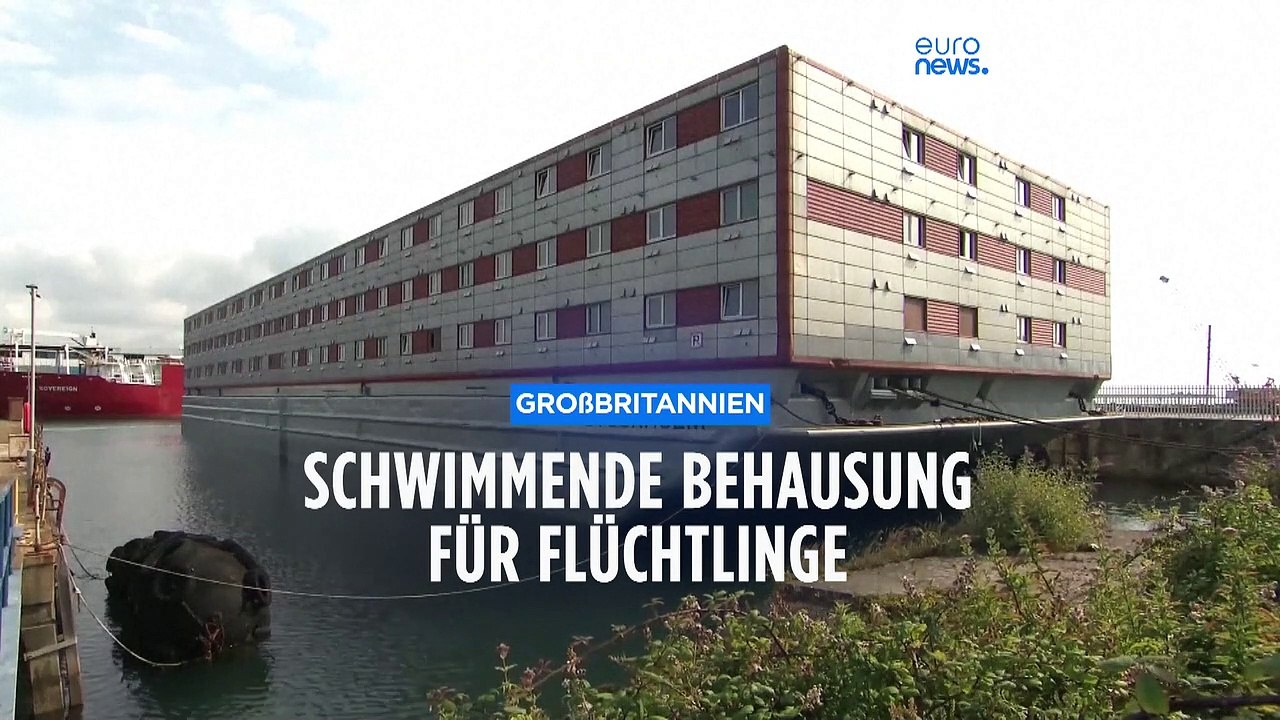Mit Fitness- und TV-Raum: Auf diesem Lastkahn will London Asylbewerber unterbringen