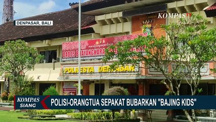 Polisi dan Orang Tua Sepakat Bubarkan Geng Bajing Kids di Bali