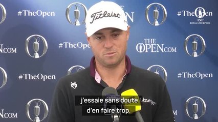 British Open - Justin Thomas craint pour sa place à la Ryder Cup