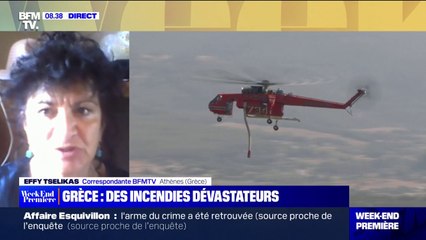Incendies en Grèce: la reprise du vent inquiète les autorités