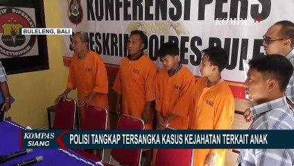 Satuan Reskrim Polres Buleleng Tangkap Tersangka Kasus Kejahatan Terkait Anak