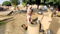 Morning Routine of Village Woman - Village Life Pakistan-Cooking Traditional Breakfast