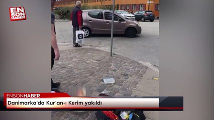 Danimarka'da Kur'an-ı Kerim yakıldı