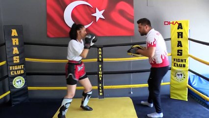 'Korkmuyorum, kendimi koruyabiliyorum' projesinde keşfedildi; şimdi Kick Boks Milli Takımı'nda