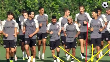 Beckham Watching Messi & Busquets' 1st Training Session at Inter Miami! latest