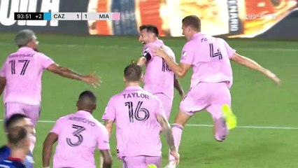 El primer goal de Messi con Inter Miami