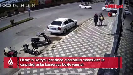 Sürücünün son anda fark etmesi faciayı önledi
