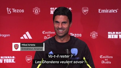 Arteta : "Partey et Rice peuvent jouer ensemble"