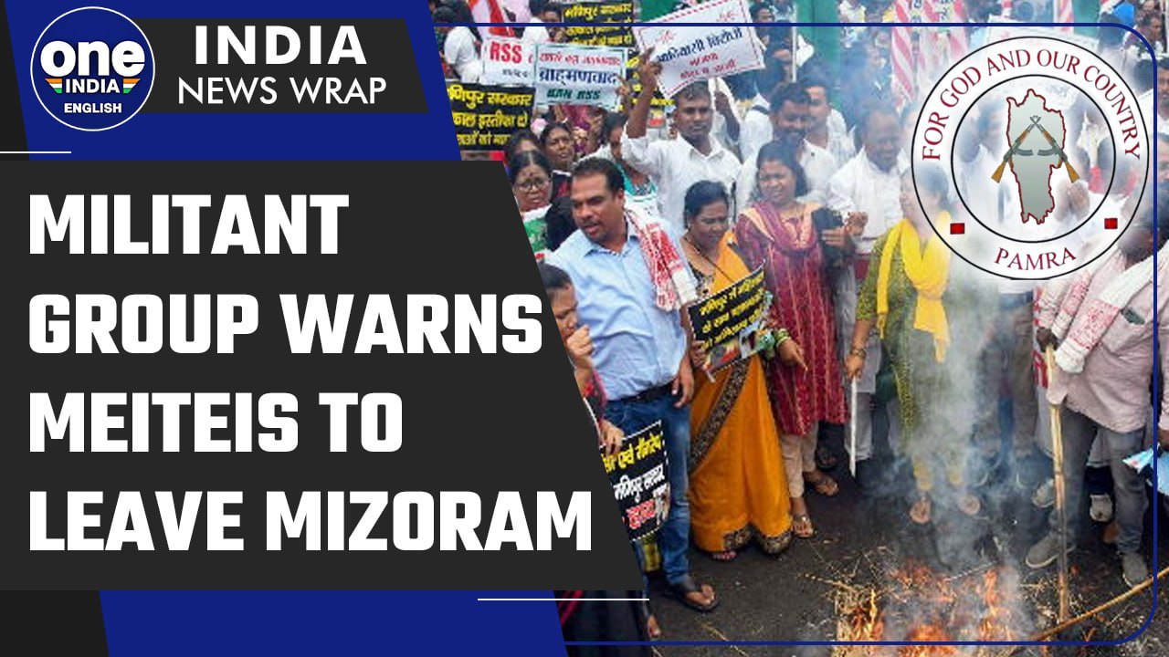 Mizoram: Former militant group PAMRA warns Meiteis to leave state | Oneindia News
