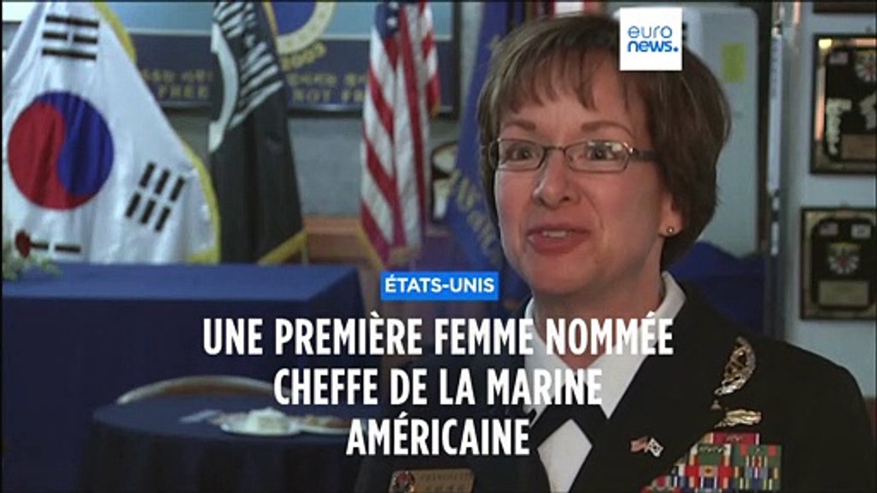 L'amirale Franchetti devient la première femme nommée cheffe de la marine américaine