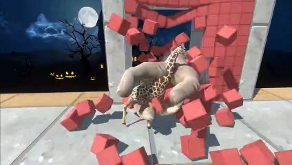 Run Away from Jumbo Josh & Opila Bird (Garten of Banban) - Animal Revolt Battle Simulator