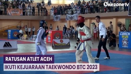Ratusan Atlet Aceh Ikuti Kejuaraan Taekwondo BTC 2023