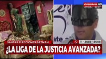 De Ciudad Gótica a Paraná: candidato a intendente se viste de Batman en plena campaña