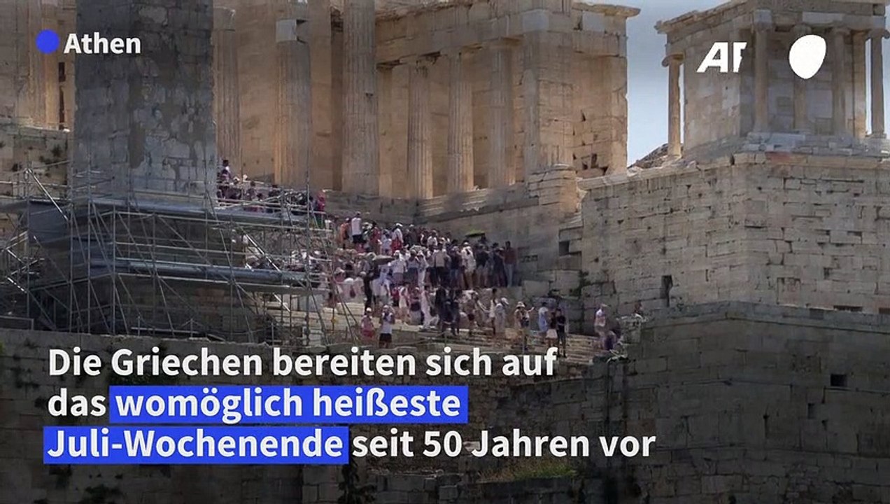 Griechenland vor heißestem Juli-Wochenende seit 50 Jahren