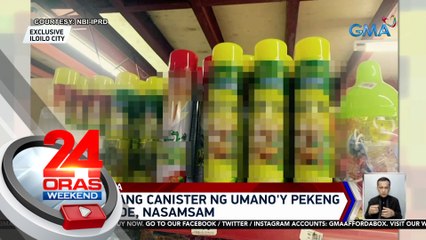 Daan-daang canister ng umano'y pekeng insecticide, nasamsam | 24 Oras Weekend