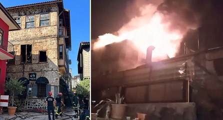 Antalya’da butik otelde yangın: 2 ölü, 12 yaralı