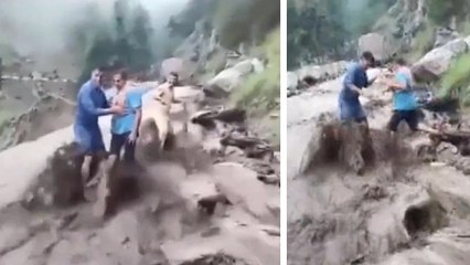 VIDEO: जम्मू-कश्मीर में बारिश का 'कहर', डोडा में बाढ़ जैसे हालात, सड़कों पर आया पानी