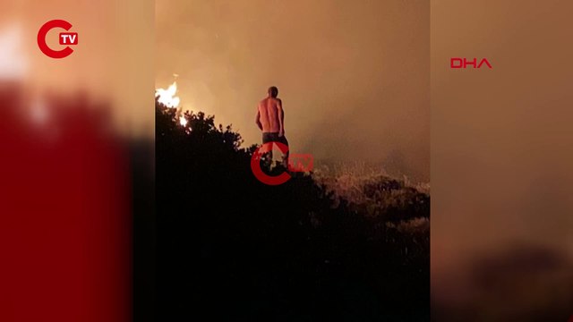 Çeşme’deki yangınla ilgili gözaltına alınmıştı: Bölgedeki görüntüleri ortaya çıktı!