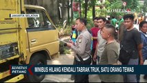 Hilang Kendali dan Tabrak Truk di Kebayoran Lama, Sopir Minibus Meninggal di TKP!