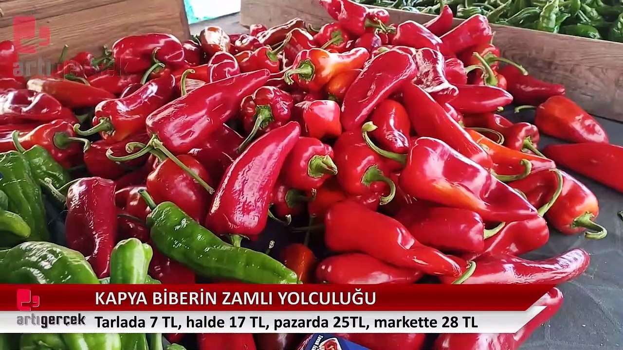 Kapya biberin zamlı yolculuğu: Tarlada 7 TL, halde 17 TL, pazarda 25TL, markette 28 TL