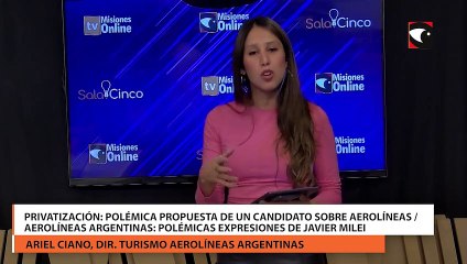 Privatización polémica propuesta de un candidato sobre aerolíneas