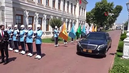 Cumhurbaşkanı Erdoğan, Cezayir Cumhurbaşkanı Abdülmecid Tebbun'u kabul etti