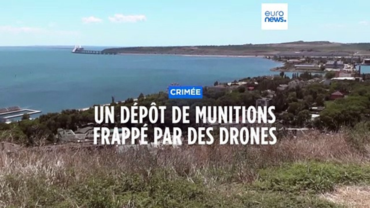 Crimée : une attaque ukrainienne provoque l'explosion d'un dépôt de munitions