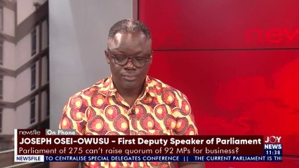 Parliament of 275 Can't Raise Quorum of 92 MPs for Business? We don't trust the majority - George