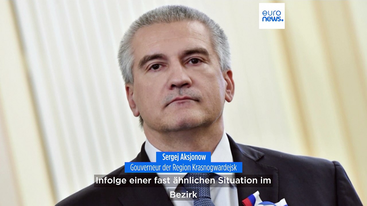 Ukrainischer Drohnenangriff setzt Munitionslager im Zentrum der Krim in Brand