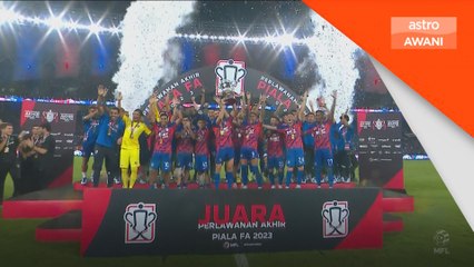 Final Piala FA: JDT julang Piala FA, tundukkan KL City FC 2-0