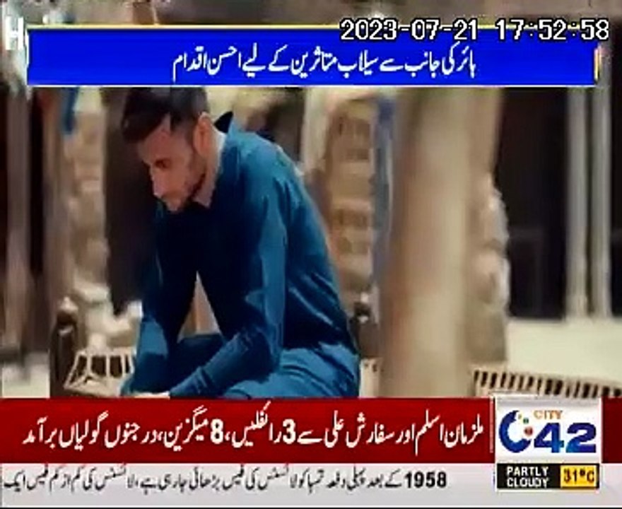 Leading home appliance brand Haier initiative to help flood survivor by providing tool kits