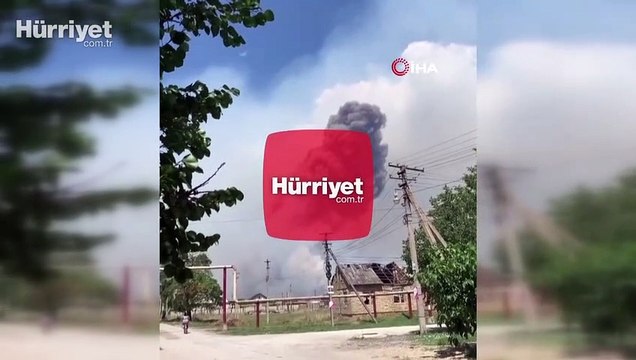 Kırım Valisi, Ukrayna'nın Rus mühimmat deposunu vurdu