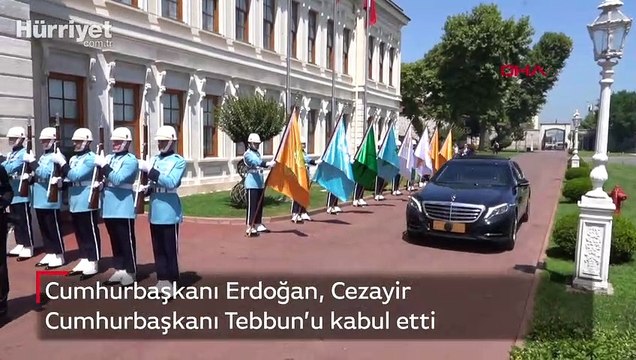 Cumhurbaşkanı Erdoğan, Cezayir Cumhurbaşkanı Tebbun’u kabul etti