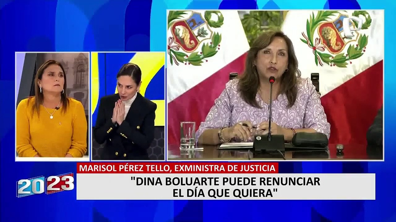 Marisol Pérez Tello: "Dina Boluarte puede renunciar el día que quiera, pero falta voluntad política"