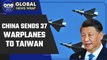 China sends 37 warplanes and 7 naval vessels towards Taiwan ahead of military drills | Oneindia News