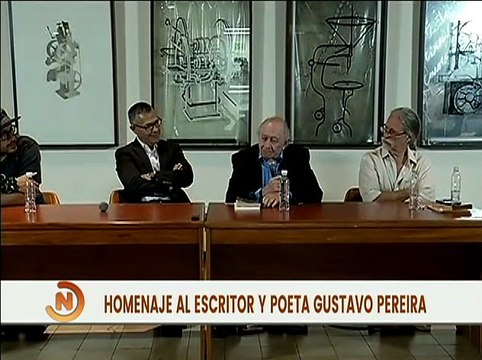 Realizan homenaje al escritor y poeta Gustavo Pereira en el XVII Festival Mundial de Poesía