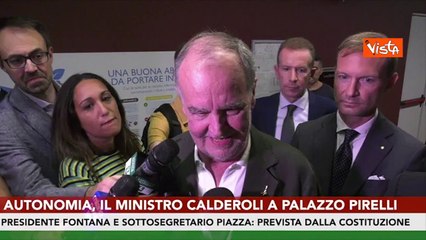 Autonomia, Calderoli: "Entro 2024 primi negoziati e intese"