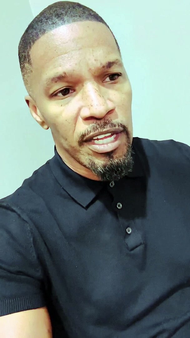Jamie Foxx emotional message :