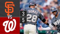 Resumen Gigantes de San Francisco vs Nacionales de Washington | MLB 21-07-2023