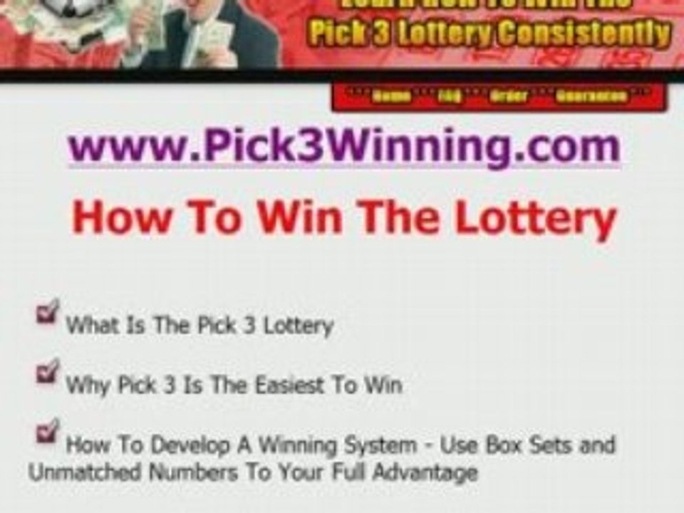 How To Win The Lottery