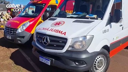 Três pessoas ficam feridas em acidente na PR-182 em Maripá