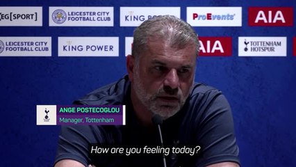 Postecoglou hits back at German reporter's Harry Kane shirt prank