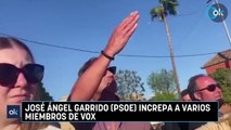 José Ángel Garrido (PSOE) increpa a varios miembros de Vox